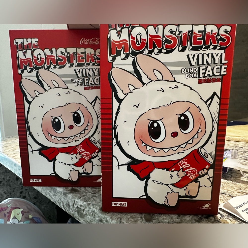 Coca-Cola The Monsters Vinyl Blind Box - Red and White